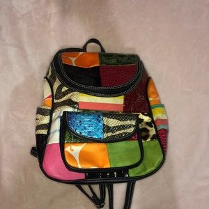 Colorful mini backpack